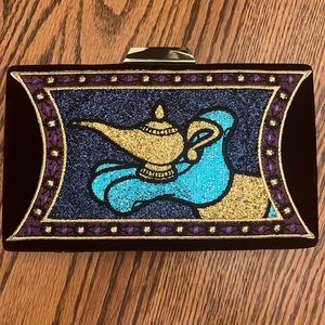 Disney Danielle Nicole Genie Clutch (with chain to wear over shoulder as purse)